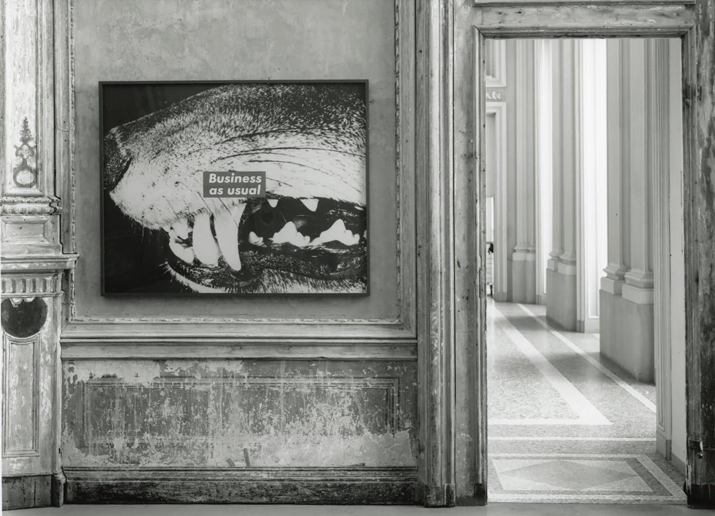 Barbara Kruger, Senza titolo (Business as usual), 1987